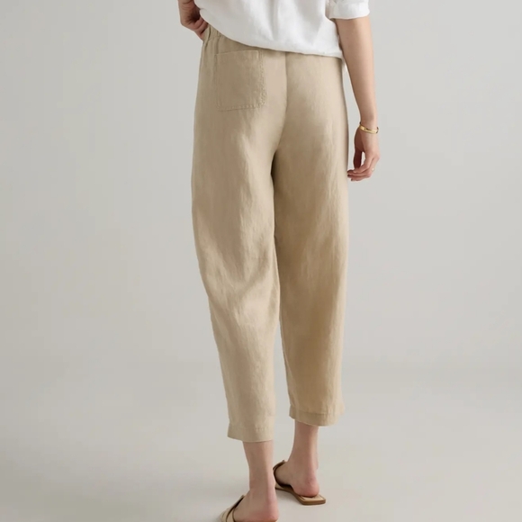 Quince | Organic Linen Pants In Driftwood Womens Small - Picture 3 of 10